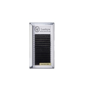 [Lashya] <b>Individual</b> Flat <b>Lash</b> Extensions for Classic Eyelash Application 0.20 Thickness Strong Adhesion - Product Image 1