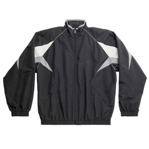 Custom OEM Logo Black Nylon Tracksuits Streetwear Polyester Clothing <b>Track</b> Suit With Piping Windbreaker <b>Jacket</b> and Pants <b>for</b> <b>Men</b> - Product Image 5