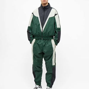 Ensemble coupe-vent décontracté de haute qualité avec capuche, respirant, séchage rapide, couleur unie, été, logo personnalisé, nylon écologique 2-en-1 - Product Image 1