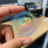 Étiquette holographique 3D personnalisée, étiquette de sécurité, impression de logo holographique