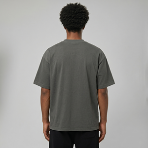 Camiseta Oversize de Verano de Algodón 100% Pesado con Estampado de Diamantes de Imitación, Estilo Hip Hop Urbano, Gráfico Personalizado, Ecológica y Transpirable - Product Image 4