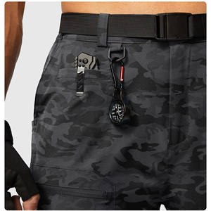 Shorts de randonnée de haute qualité pour hommes, en tissu extensible léger et épais, imprimés sur mesure, pour la pêche et les voyages. - Product Image 4