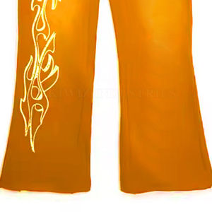Pantalon de survêtement évasé pour homme, délavé à l'acide, dernière conception, fabriqué au Pakistan, vente en gros, personnalisable, OEM - Product Image 6