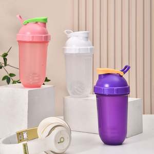 Botella Mezcladora Deportiva de Plástico Libre de BPA, Vaso Mezclador Portátil para Actividades al Aire Libre - Product Image 2
