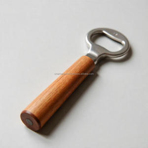 ที่เปิดขวดไม้ทนทานพร้อมด้ามจับตามหลักสรีรศาสตร์ที่เปิดโลหะป้องกันสนิมสำหรับใช้งานง่ายของขวัญมีสไตล์สำหรับบาร์และที่บ้าน - Product Image 5