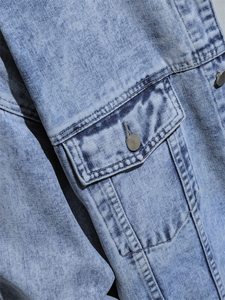Chaquetas de Mezclilla Personalizadas al por Mayor con Logotipo, Chaquetas de Moda para Hombre, Chaqueta de Mezclilla para Hombre - Product Image 6