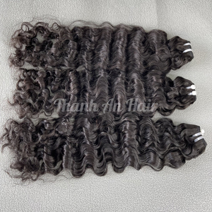 Extensiones de cabello humano crudo, pedido más vendido de 2025, paquete de doble estiramiento, rizo birmano de vapor, precio al por mayor para proveedores - Product Image 4