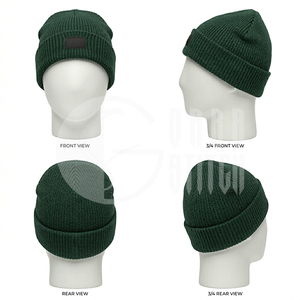 Gorros de Punto Unisex 2026, 100% Acrílicos, con Parche de Logotipo Personalizado, Gorro de Invierno, Gorra para Exteriores, Gorros Cálidos de Punto - Product Image 5