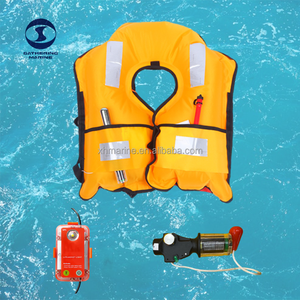 ISO 12402-3 Tipo 1 Chaleco <span class=keywords><strong>de</strong></span> salvavidas marino inflable Chaleco <span class=keywords><strong>de</strong></span> flotabilidad Chaqueta <span class=keywords><strong>de</strong></span> rescate automático 150N para la venta - Product Image 1