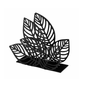 Compact Metal Napkin Holder Space Saving Tabletop Organizer Durable Rustproof Design Ideal For <b>Small</b> Dining <b>Tables</b> <b>Kitchens</b> - Product Image 3