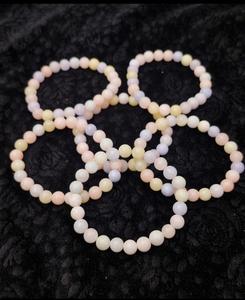 Bracelet en pierre de Morganite naturelle 8 mm, best-seller, pierre semi-précieuse, bracelet de guérison Reiki, pierre taillée, meilleure qualité - Product Image 1