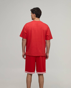 Men's Plain <b>Set</b> Breathable Summer <b>Set</b> Custom Logo Blank Cotton Street Wear Fitness wear OEM Lightweight Quick dry Oversized 2026 - Product Image 5