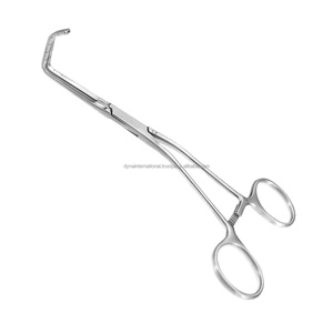 Instrumentos quirúrgicos de Anastomosis, abrazadera en ángulo, Cooley, atraumático, mordazas de 20mm, shanks en ángulo, 6,5 "(16,5 cm) - Product Image 2