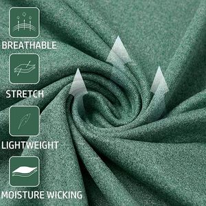 Chemises de sport à manches longues pour hommes, sweat-shirt à demi-zip, hauts de fitness pour le jogging, respirants, compressifs, pour la course à pied - Product Image 6