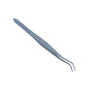 Pinzas dentales de uso clínico, instrumento dental para colocación precisa de algodón y apósitos, alicates de acero inoxidable. - Product Image 2