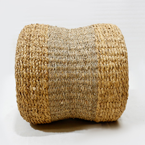 Cojines de Ratán Tejidos a Mano de Alta Calidad, Diseño Artesanal con Función de Almacenamiento que Ahorra Espacio, para Sala de Estar, Dormitorio, Hotel - Product Image 5