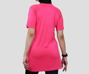 Custom Hot Selling Women <b>Islamic</b> Muslims Modest T-Shirts Elongated Tall For Females Breathable Plus Size Streetwear Modest Shirt - Product Image 5
