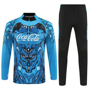 Uniformes de Entrenamiento de Fútbol Personalizados de Nápoles para Jugadores de la Selección Nacional y de Clubes, Hechos de Tela Transpirable - Product Image 1