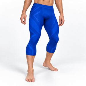 Premium Men <b>Capri</b> <b>Legging</b> Provides Smooth Stretch Comfort Secure Coverage And Natural Movement For Gym And Athletic Activities - Product Image 4