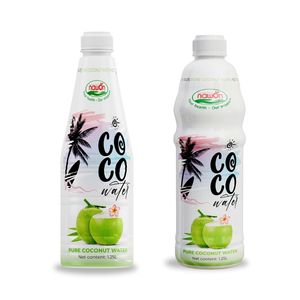 Agua de Coco Natural de Bajo MOQ en Botella PET de 1.25L Lista para Beber, Fabricante OEM ODM, Muestra Gratuita, Marca Privada - Product Image 1