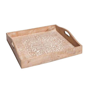 Serving Snacks Pasta or Food Serving <b>Tray</b> Supplier & Manufacturer Unique <b>Dinner</b> or Dessert Serving Wooden <b>Tray</b> Dining Table Top - Product Image 1
