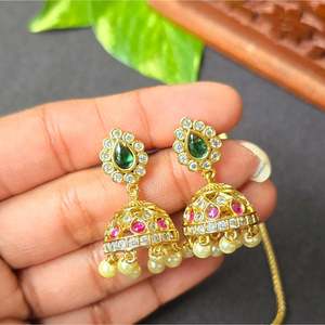 Gold Plated Circle Peacock Chain Fashion Jewelry Set - Product Image 2