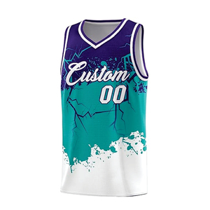 Maillot de basketball en polyester maillé vierge pour équipe, personnalisable avec logo imprimé par sublimation, ensemble uniforme de basketball en gros - Product Image 6