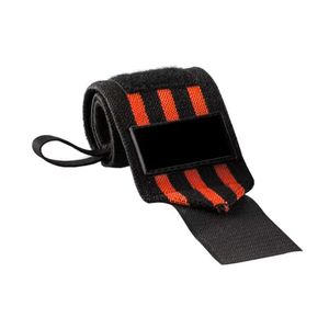 Muñequeras Deportivas con Rayas Negras y Naranjas, Cierre de Velcro para un Ajuste Seguro, Equipo de Levantamiento Profesional para Atletas, Personalizables - Product Image 2
