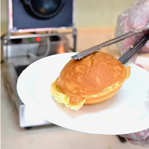 Atlas Star Electric Commercial Panini Press Street Food Snacks UFO Hamburger Baking Machine <b>Waffle</b> <b>Maker</b> for Ice Cream Filling - Product Image 5