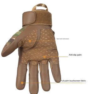 Guantes Tácticos de Microfibra Duraderos de Alta Calidad para Exteriores con Pantalla Táctil, Guantes de Cuero 2026 de Pakistán, Venta al Por Mayor - Product Image 6