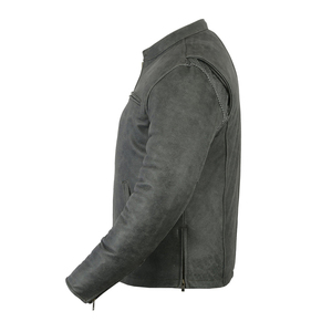 Factory Direct Men Leather <b>Jacket</b> Stylish Casual Everyday Outwear Premium Quality <b>Slim</b> <b>Fit</b> Fashion Leather <b>Jacket</b> - Product Image 5