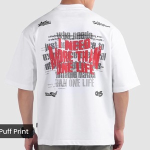 Nouveaux t-shirts pour hommes avec impression en relief, confortables et respirants, 100% coton, coupe ample, bonne qualité, en provenance du Pakistan - Product Image 6