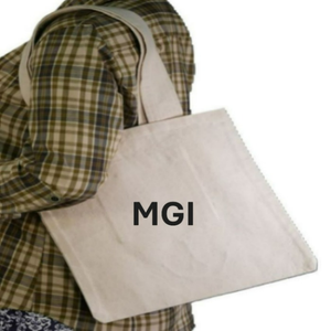 Mini Eco-Friendly Cotton Tote Bag Zipper Button Closure Adjustable <b>Shoulder</b> <b>Strap</b> Embroidery Logo Crossbody Hand-Carry Women's - Product Image 2