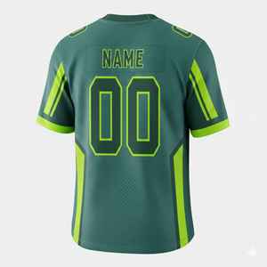 เสื้อฟุตบอลอเมริกันแบบซับลิเมชั่นสั่งทำพิเศษปี 2026 - ชุดทีมระบายอากาศได้ดีระดับมืออาชีพ - ชุดกีฬาพร้อมชื่อและหมายเลข - Product Image 1