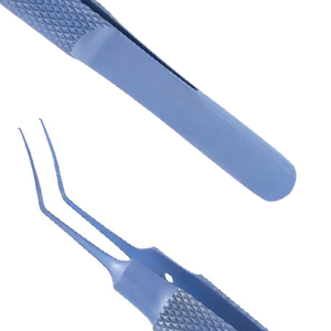 คีมยูทราคาปซูลอเร็กซิส ด้ามโค้งงอ 11.5 ซม. ไทเทเนียม ใช้งานด้วยมือ นำกลับมาใช้ใหม่ได้ ทำจากสแตนเลสสตีล สำหรับการผ่าตัดขนาดเล็ก - Product Image 6