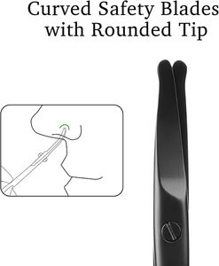 Tijeras Profesionales para Vello Nasal de Acero Inoxidable con Punta de Seguridad, Recortador de Precisión para Vello Nasal, Instrumento de Belleza - Product Image 4