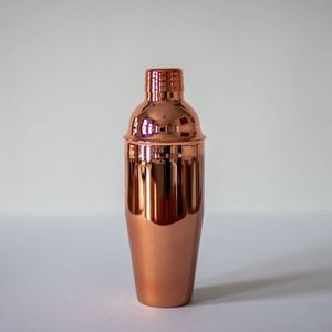 Copper Cocktail Shaker 550ml Metal <b>Bar</b> <b>Tool</b> Modern Style Durable Home <b>Bar</b> Use - Product Image 1