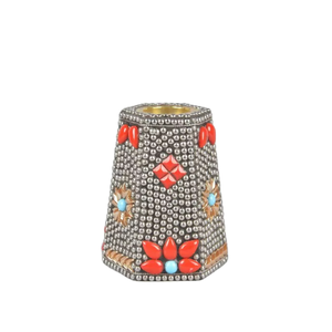 Luxury Mother Of Pearl Inlay Bakhoor Burner Geometric Hexagon Resin Handicraft Arabic Mabkhara For <b>Oud</b> <b>Incense</b> Home Decor Gift - Product Image 1