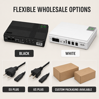 36W Smart Mini UPS 5V 9V 12V Catu Daya Darurat untuk Router WiFi ONU Modem Kamera CCTV Kontrol Akses Perangkat Jaringan