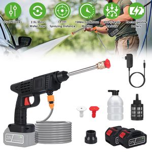 <b>Portable</b> Cordless Electric <b>Power</b> <b>Washer</b> High Pressure 400PSI Water Sprayer 0 Degree Car Cleaner - Product Image 1