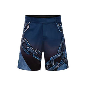 กางเกงมวย MMA แบบซับลิเมชั่นสำหรับผู้ชาย พิมพ์ลายกางเกงมวยไทย สำหรับฝึกซ้อมและต่อสู้ กางเกงมวย MMA แบบซับลิเมชั่น - Product Image 1