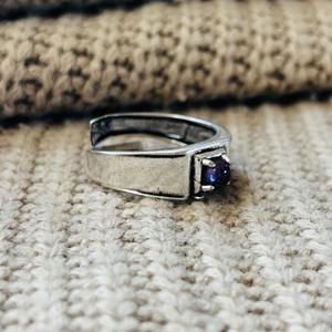 Trendy High Demand Geometric Amethyst Brass <b>Ring</b> <b>Silver</b> Plated <b>Adjustable</b> Tribal Latest <b>Ring</b> Wholesale <b>Ring</b> For Men's - Product Image 3