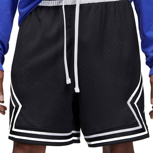 Shorts Bermuda pour homme en maille unie avec cordon de serrage à la taille et bande latérale, style sportif, respirant, pour entraînement et basketball - Product Image 4