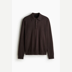 Polo en tricot lisse coupe classique pour homme, léger et respirant, à manches courtes, idéal pour le quotidien, les occasions décontractées et le travail - Product Image 2