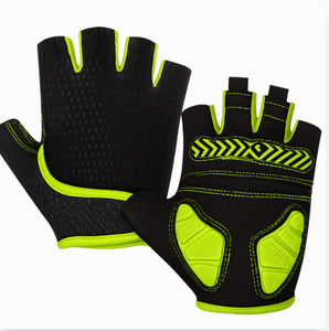 Gants de sport sans doigts personnalisés avec logo imprimé, antidérapants, durables, pour l'entraînement sportif, haute qualité, unisexe, vente en gros - Product Image 3