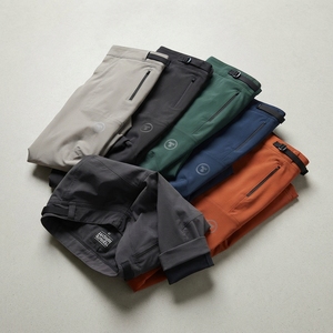 Reinforced Knee Zippered Pocket Articulated Racing Pants <b>Men</b> MTB <b>Mountain</b> <b>Bike</b> Riding <b>Trousers</b> Adjustable Waist Ankle Cuff - Product Image 5