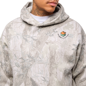 Sudadera con Capucha de Camuflaje Personalizada para Hombre, Corte Holgado, Felpa Francesa, Transpirable, Informal, para Otoño - Product Image 5