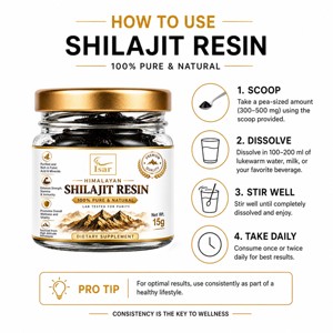 Résine de Shilajit Pure Traditionnelle 15g – Authentique Résine Minérale de l'Himalaya Riche en Minéraux – Complément Bien-être pour Soutenir la Force et l'Énergie - Product Image 4