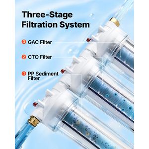 Sistema di Filtrazione dell'Acqua a 3 Stadi da 5 Micron per Camper con Cartucce di Ricambio - Product Image 2