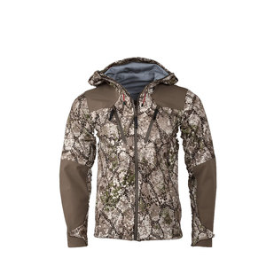 Softshell Wind-Resistant Breathable Coat Lightweight <b>Camouflage</b> Men's Long Sleeve Hunting Hooded <b>Jacket</b> - Product Image 3